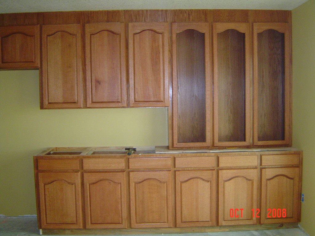 Unfinished Oak Kitchen Cabinets